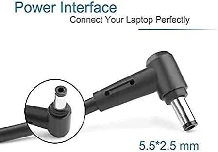 ASUS Laptop Charger 65W 19V 3.42A Original Adapter (5.5 mm x 2.5mm) (1 Yr Warranty) (Power Cord Included)