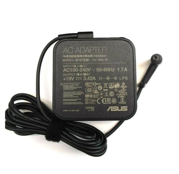 ASUS Laptop Charger 65W 19V 3.42A Original Adapter (4.5 mm x 3.0 mm) (1 Yr Warranty) (Power Cord Included) Model : AD10500