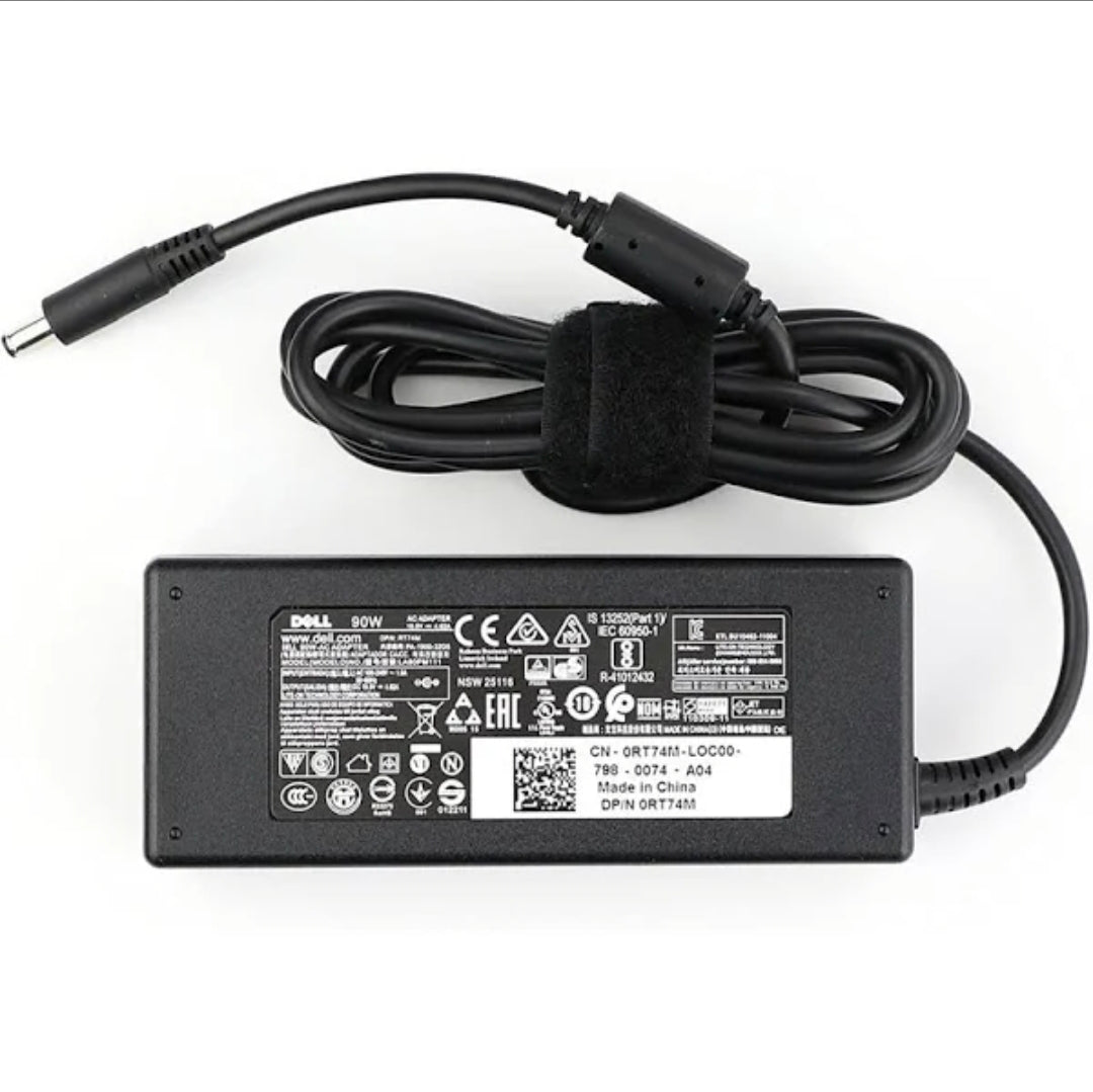 DELL LAPTOP CHARGER 90W 19.5V 4.62A GENUINE Original Adapter ( 4.5 MM ) ( 1 Yr Warranty ) Model No : PA-1900-32D5
