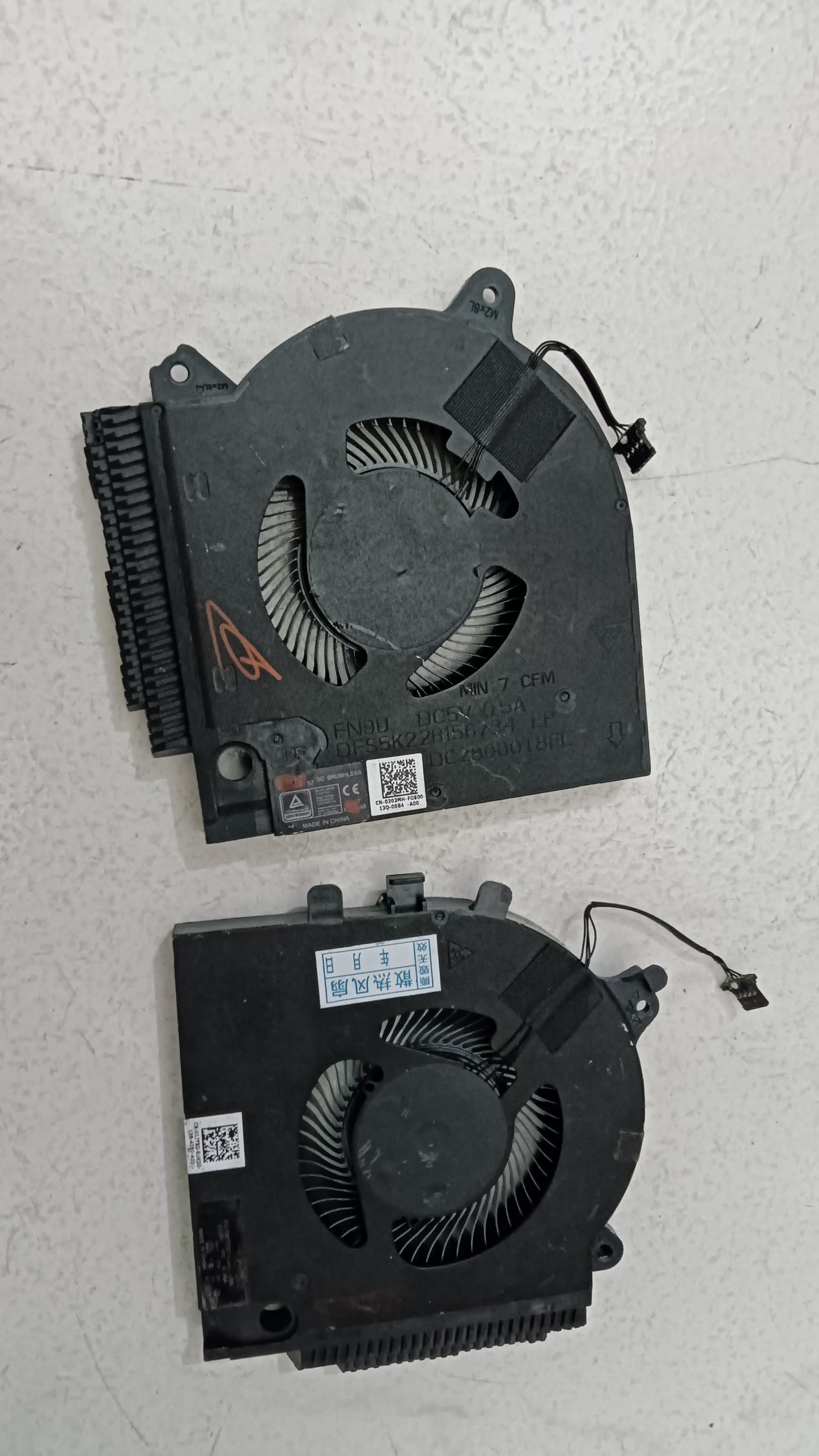 Original FAN Pair ( CPU & GPU ) Dell G15 5515 P/N : 05YW78