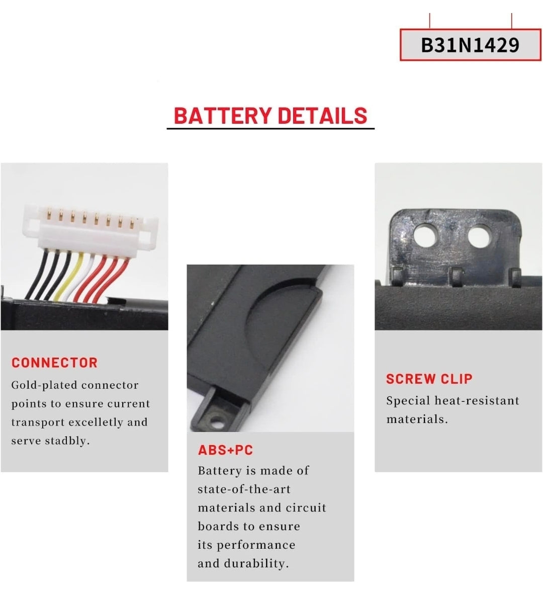 ASUS A501LB5500 - B31N1429 Original Laptop Notebook Battery (1 Yr Warranty)