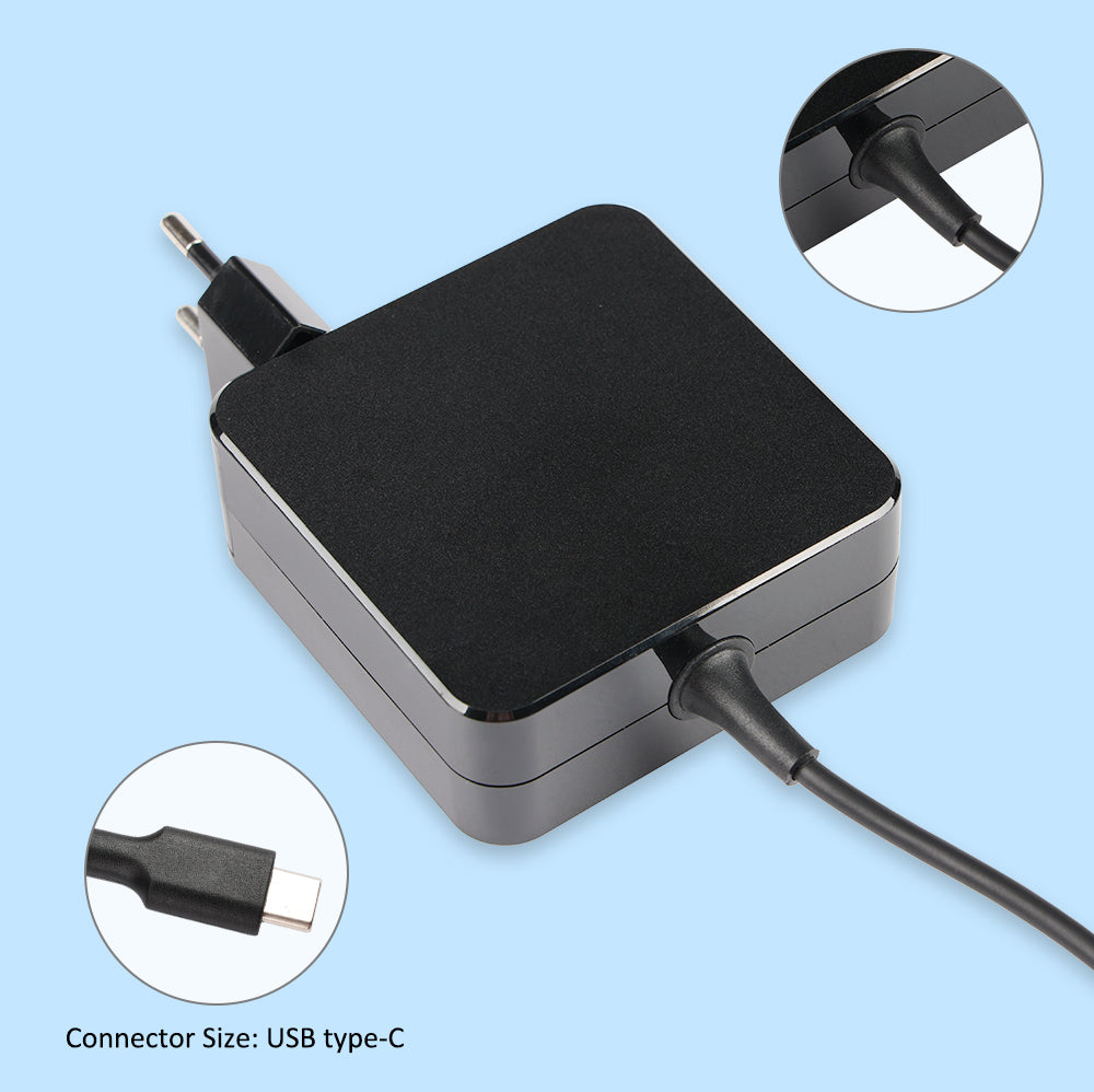ASUS Laptop Charger 45W 19V 2.37A Original Adapter (Type-C) (1 Yr Warranty) (Power Cord Included)