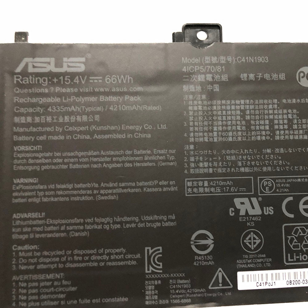 ASUS ExpertBook B9450 - C41N1903 Original Laptop Notebook Battery (1 Yr Warranty)