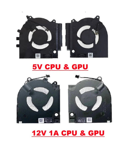 Original FAN Pair ( CPU & GPU ) Dell G15 5520 P/N : 05YW78