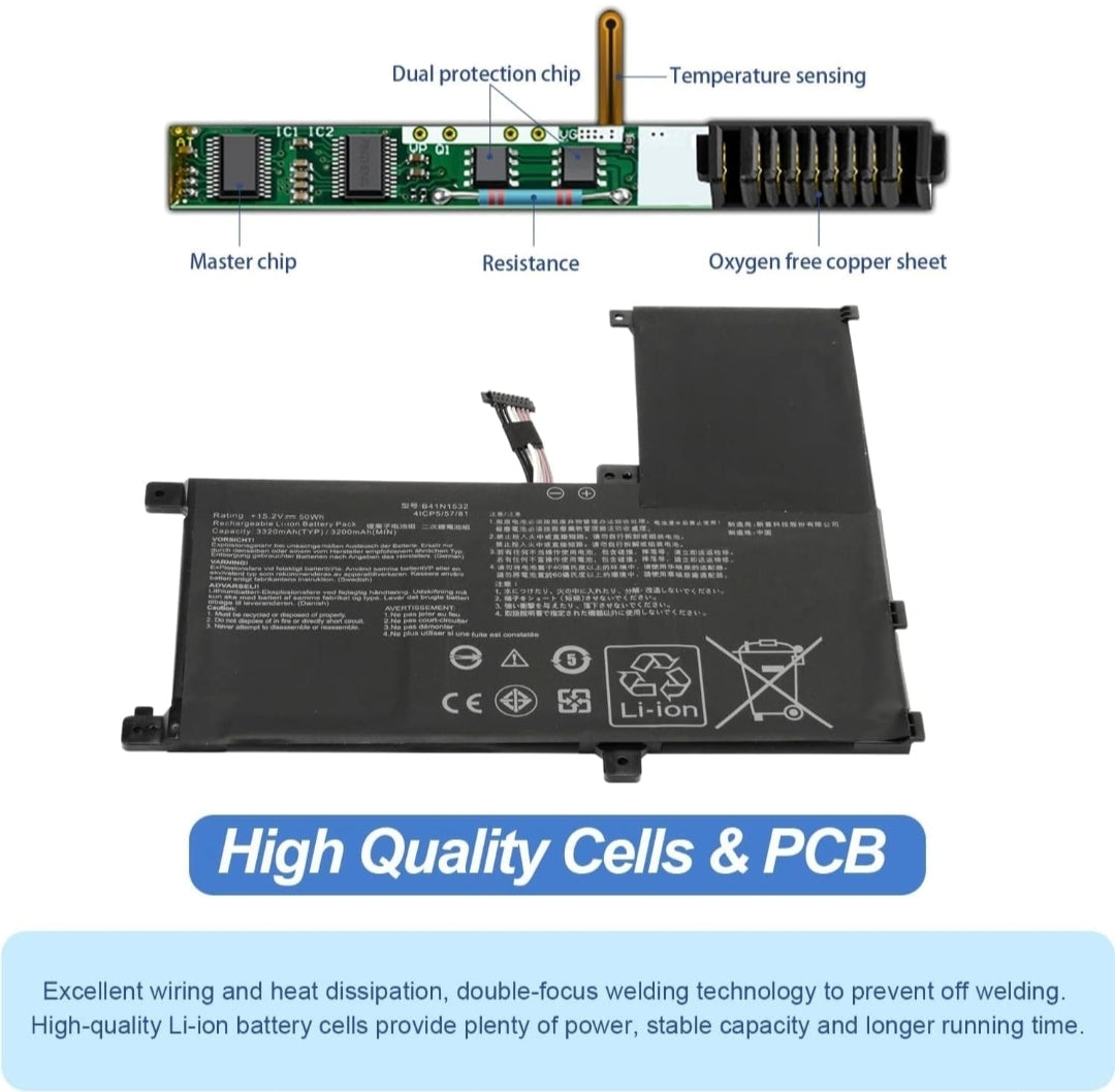 ASUS Q504UA - B41N1532 Original Laptop Notebook Battery (1 Yr Warranty)