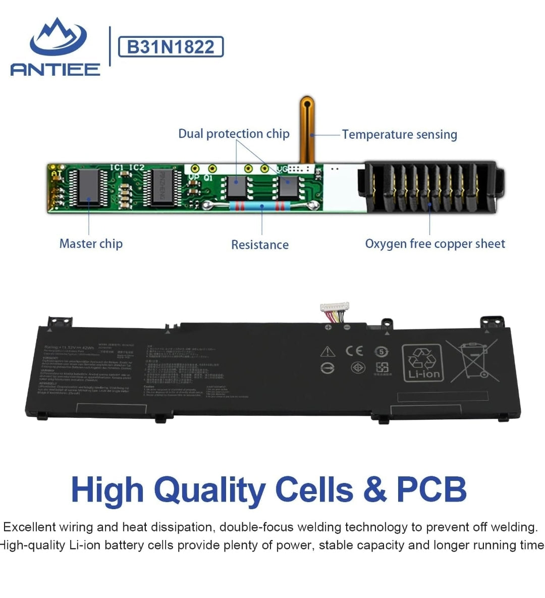 ASUS ZenBook Flip UX462DA - B31N1822 Original Laptop Notebook Battery (1 Yr Warranty)
