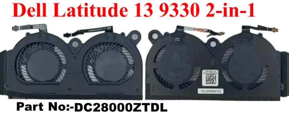 Original FAN Pair Dell Latitude 13 9330 2 in 1 P/N :