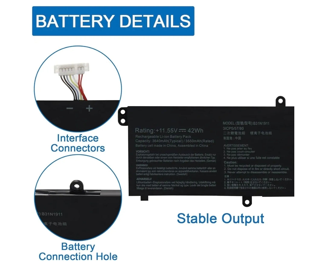 ASUS K433FA - C31N1911 Original Laptop Notebook Battery (1 Yr Warranty)