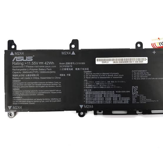 ASUS K330FN - C31N1806 Original Laptop Notebook Battery (1 Yr Warranty)