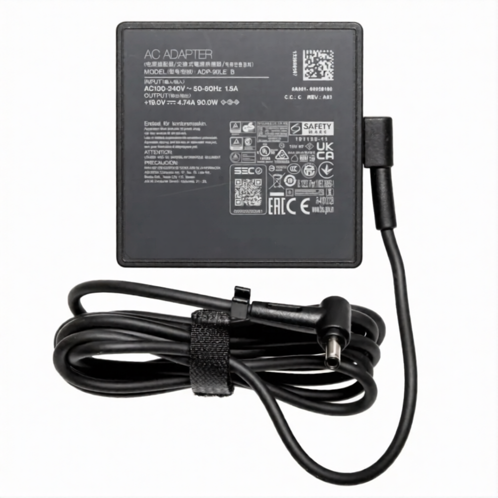 ASUS Laptop Charger 90W 19V 4.74A Original Adapter Model No: A42JR (4.5 mm x 3.0 mm) (1 Yr Warranty) (Power Cord Included)