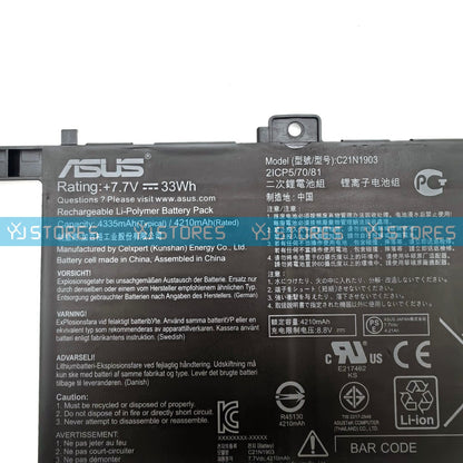 ASUS B9450 - C21N1903 Original Laptop Notebook Battery (1 Yr Warranty)