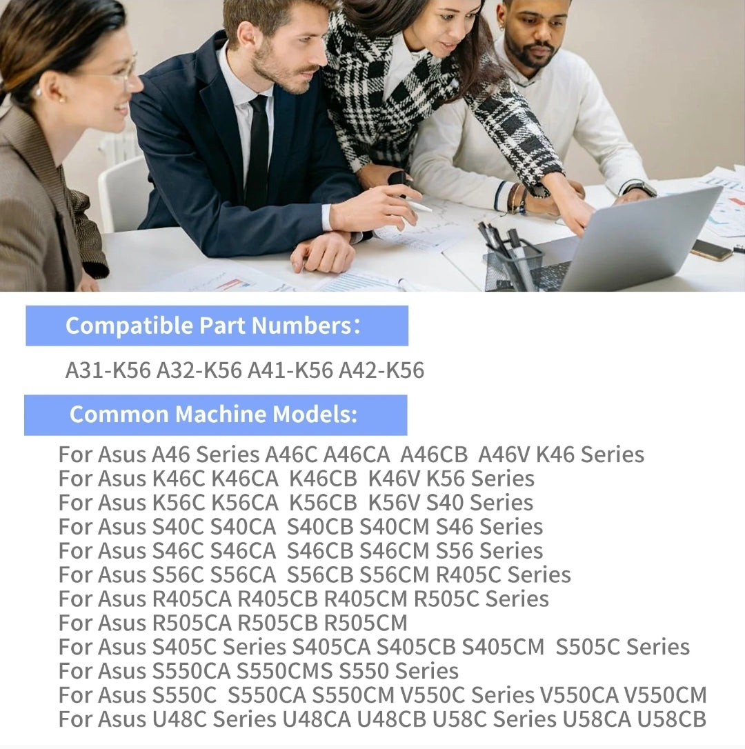 ASUS S46CA Series - A31-K56 Original Laptop Notebook Battery (1 Yr Warranty)