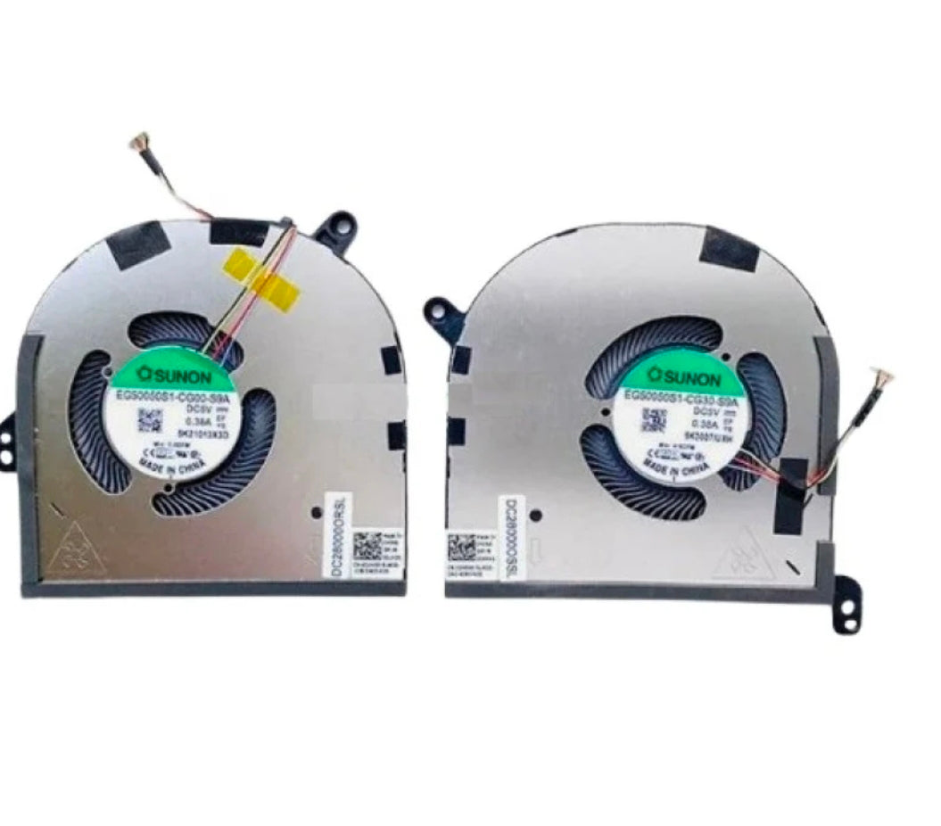 Original FAN Pair Dell PRECISION 5570 P/N : 009RK6 , 09RK6