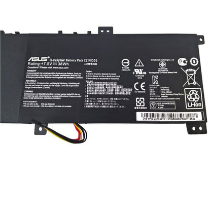 ASUS VivoBook S451 - C21N1335 Original Laptop Notebook Battery (1 Yr Warranty)