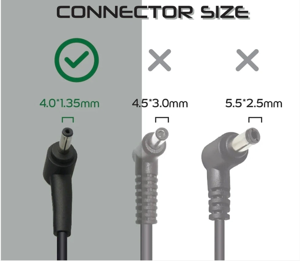ASUS Laptop Charger 45W 19V 2.37A Original Adapter Model No : 0A001-01105400 (4.0 mm x 1.35 mm) (1 Yr Warranty) (Power Cord Included)