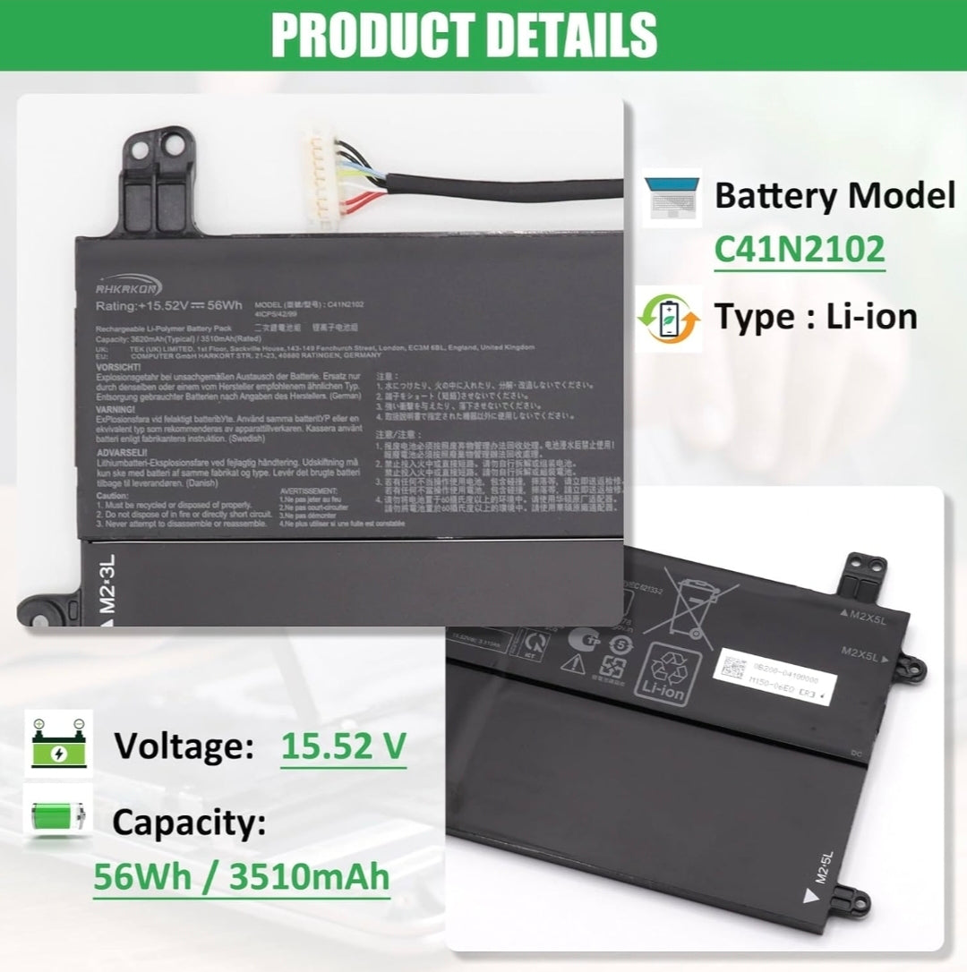 ASUS ROG FLOW GZ301ZA - C41N2102 Original Laptop Notebook Battery (1 Yr Warranty)