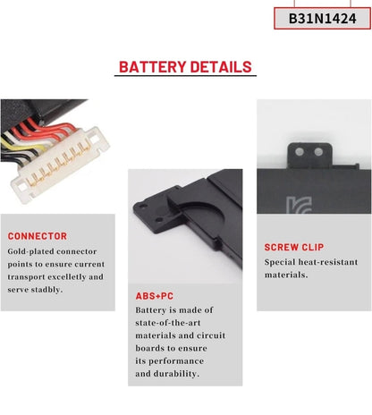 ASUS R415UQ - B31N1424 Original Laptop Notebook Battery (1 Yr Warranty)