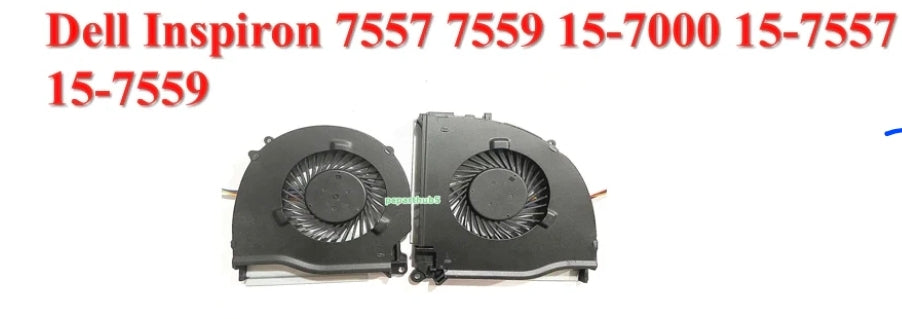 Original FAN Pair ( CPU & GPU ) Dell Inspiron 15 7559 P/N : RJX6N