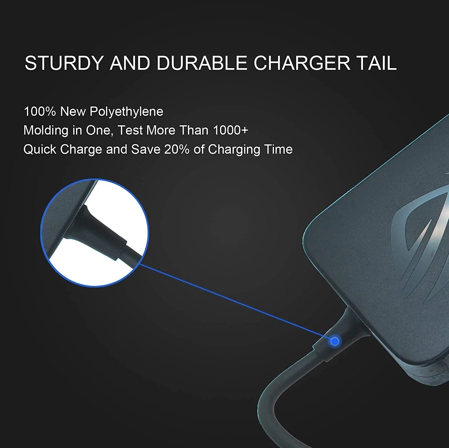 ASUS Laptop Charger 240W 20V 12.0A Original Adapter Model No: GA402XI (3.7 mm) (1 Yr Warranty) (Power Cord Included)