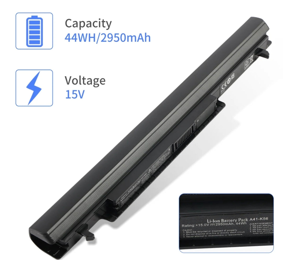 ASUS S505C - A31-K56 Original Laptop Notebook Battery (1 Yr Warranty)