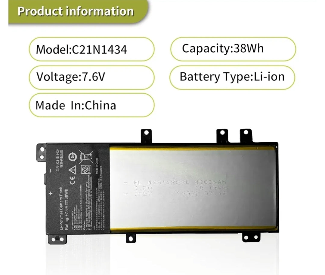 ASUS Z550SA - C21N1434 Original Laptop Notebook Battery (1 Yr Warranty)