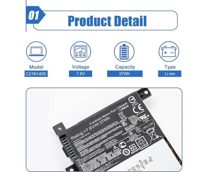 ASUS W41LD - C21N1409 Original Laptop Notebook Battery (1 Yr Warranty)