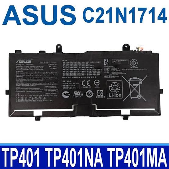 ASUS VivoBook Flip 14 TP401CA - C21N1714 Original Laptop Notebook Battery (1 Yr Warranty)