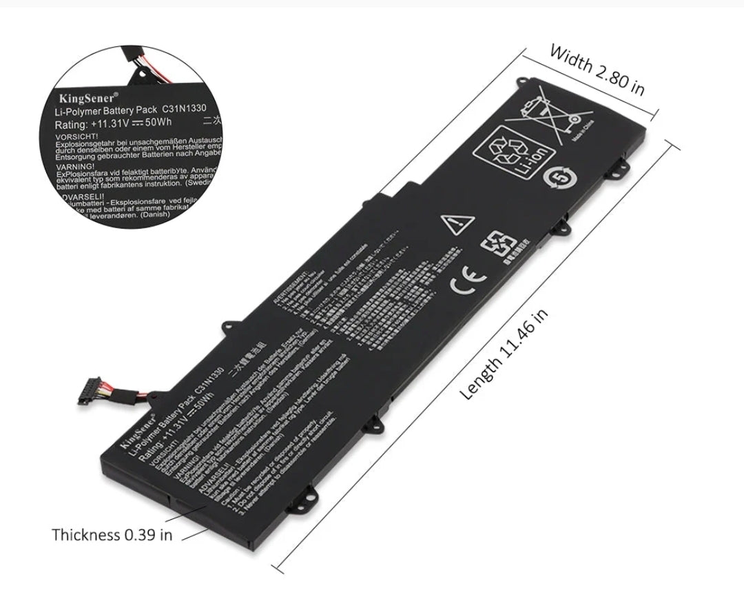 ASUS UX32LN - C31N1330 Original Laptop Notebook Battery (1 Yr Warranty)