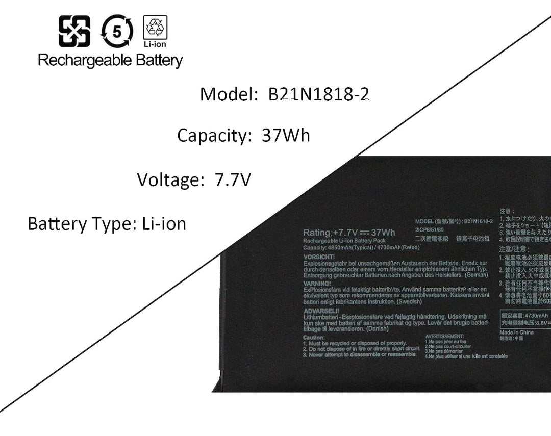 ASUS A412FA - C21N1818-2 Original Laptop Notebook Battery (1 Yr Warranty)