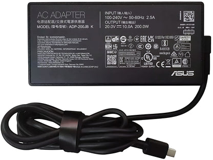 ASUS Laptop Charger 200W 20V 10A Original Adapter Model No: H7606GM (Rectangle Pin) (1 Yr Warranty) (Power Cord Included)