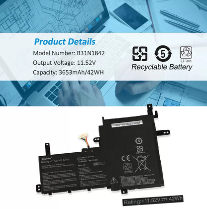 ASUS VIVOBOOK S15 S531FL - B31N1842 Original Laptop Notebook Battery (1 Yr Warranty)