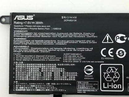 ASUS C21PQC5 - C21N1430 Original Laptop Notebook Battery (1 Yr Warranty)
