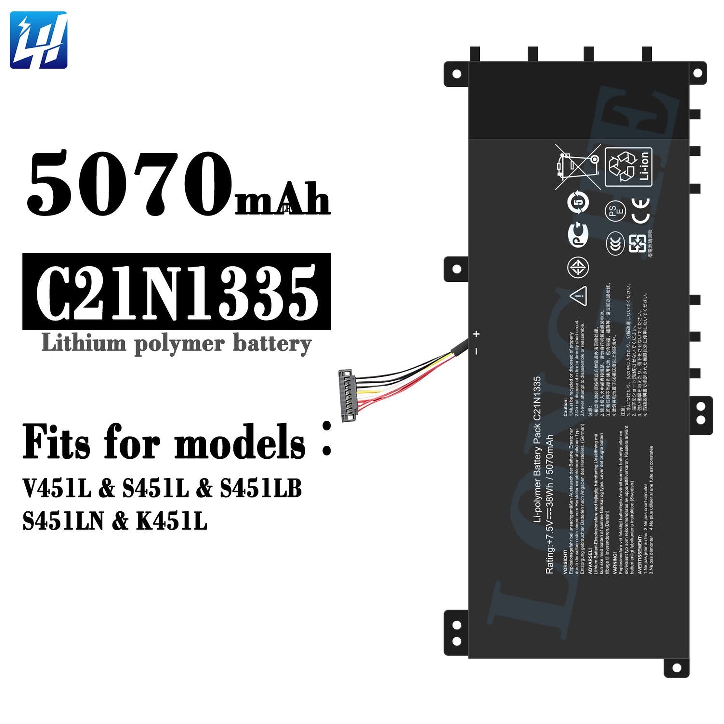 ASUS F554LA - C21N1408 Original Laptop Notebook Battery (1 Yr Warranty)