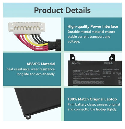 ASUS ADOL 13U - C31N1806 Original Laptop Notebook Battery (1 Yr Warranty)