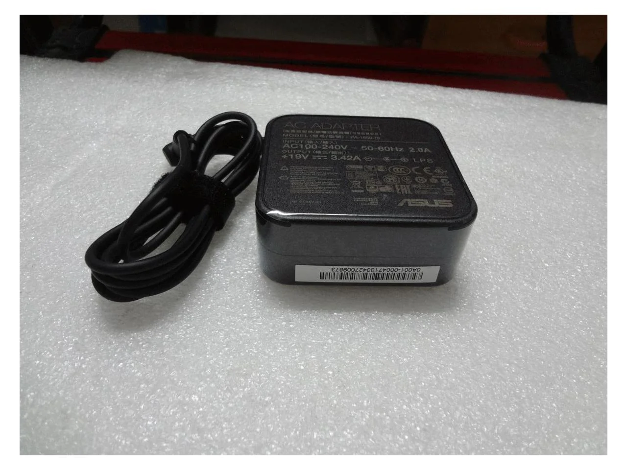 ASUS Laptop Charger 65W 19V 3.42A Original Adapter (4.5 mm x 3.0 mm) (1 Yr Warranty) (Power Cord Included) Model : AD10500