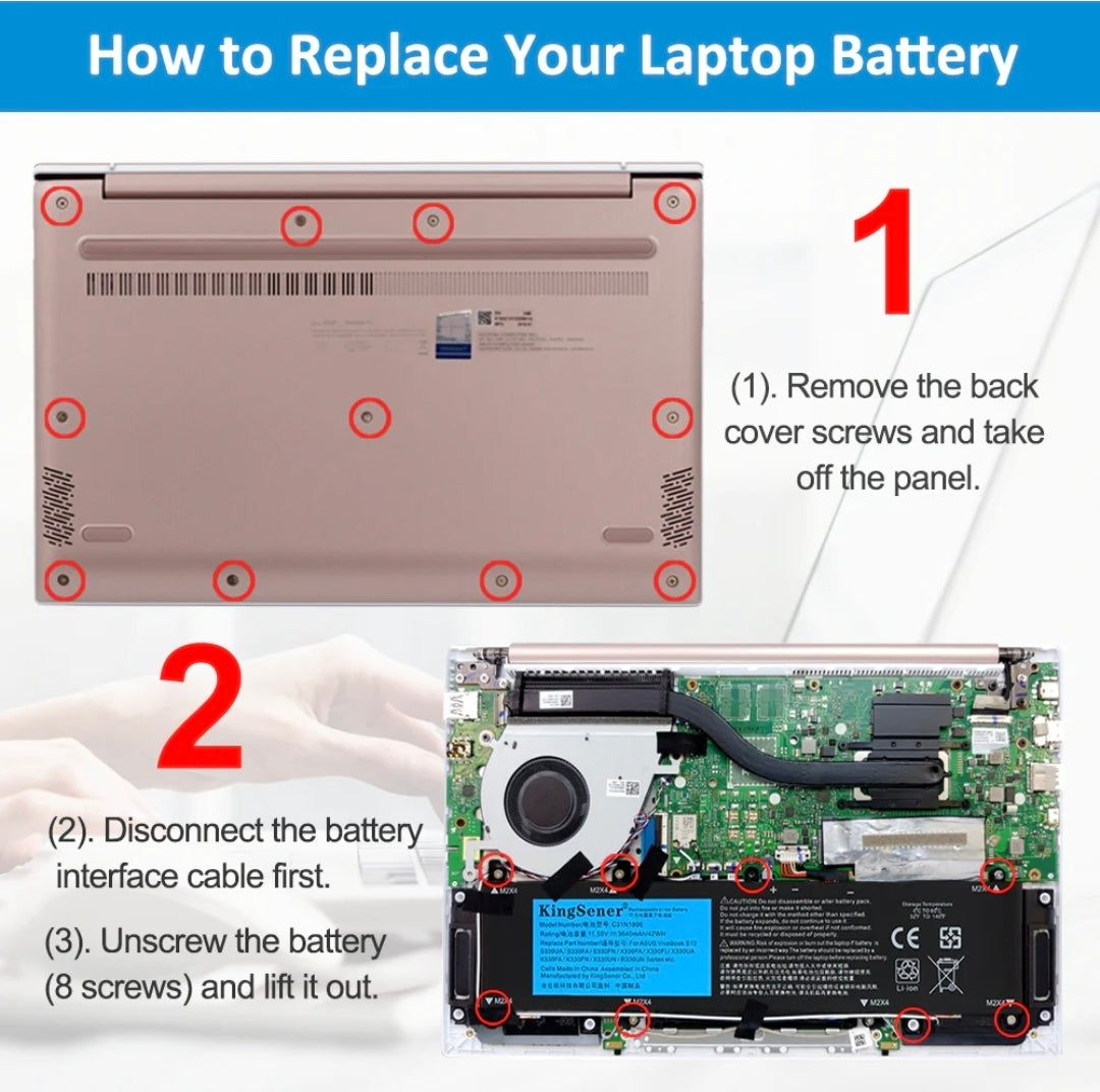 ASUS VivoBook S13 S330FA EY009T - C31N1806 Original Laptop Notebook Battery (1 Yr Warranty)