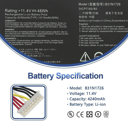 ASUS TUF Gaming FX706HF - B31N1726 Original Laptop Notebook Battery (1 Yr Warranty)
