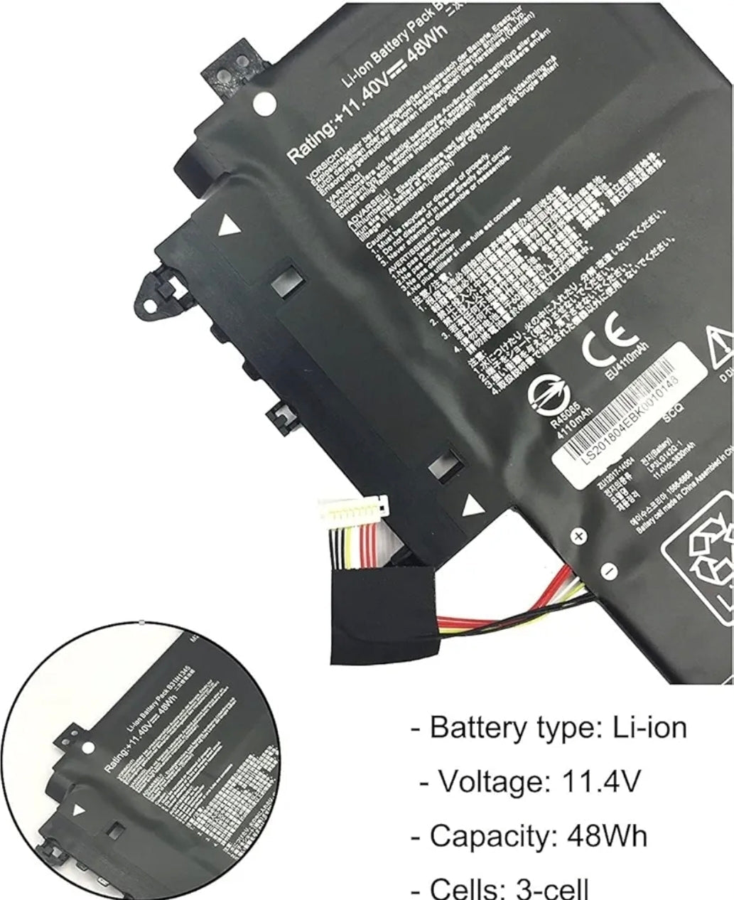 ASUS Transformer Book Flip TP500LB - B31N1345 Original Laptop Notebook Battery (1 Yr Warranty)