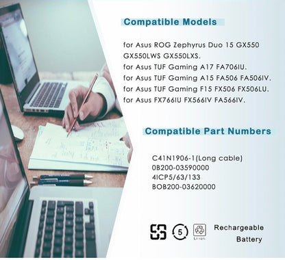 ASUS FX706HM - C41N1906 Original Laptop Notebook Battery (1 Yr Warranty)
