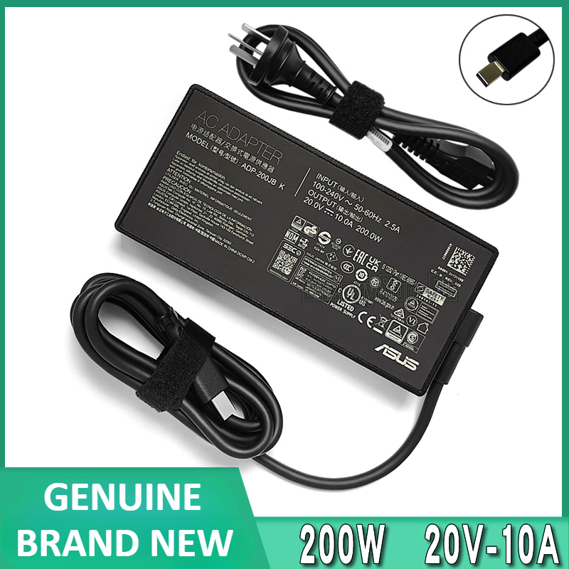 ASUS Laptop Charger 200W 20V 10A Original Adapter Model No: FA401EA (Rectangle Pin) (1 Yr Warranty) (Power Cord Included)
