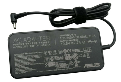 ASUS Laptop Charger 150W 19.5V 7.7A Original Adapter Model : A17-150P1A (5.5 mm x 2.5 mm) (1 Yr Warranty) (Power Cord Included)
