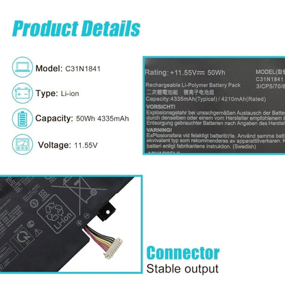 ASUS ZenBook UX434FQ - C31N1841 Original Laptop Notebook Battery (1 Yr Warranty)