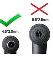 ASUS Laptop Charger 45W 19V 2.37A Original Adapter Model No: ADP-45AW A (4.5 mm x 3.0 mm) (1 Yr Warranty) (Power Cord Included)