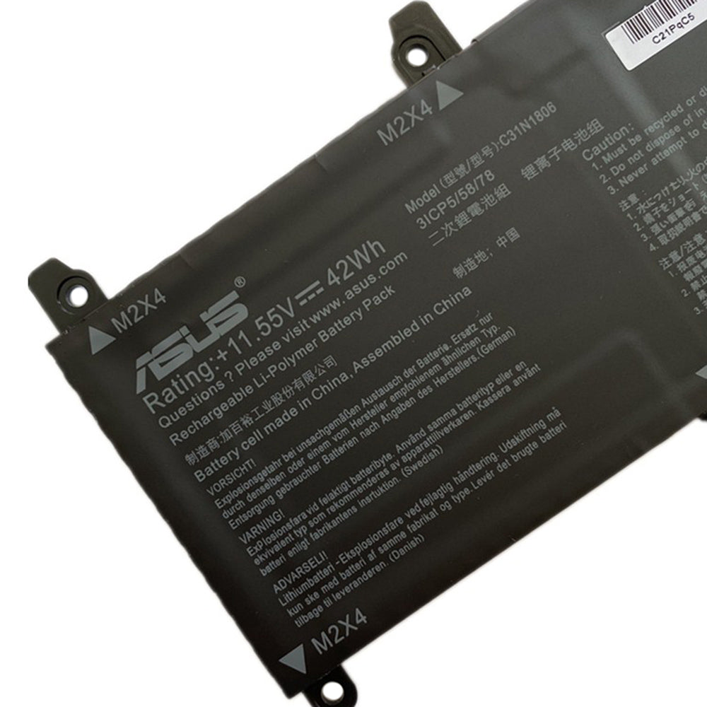 ASUS S330FA - C31N1806 Original Laptop Notebook Battery (1 Yr Warranty)