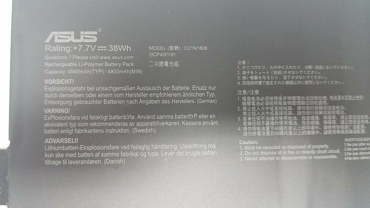 ASUS MJ401TA - C21N1808-1 Original Laptop Notebook Battery (1 Yr Warranty)