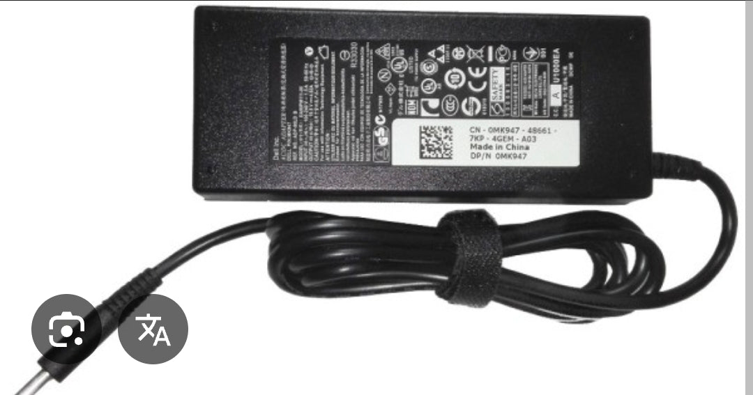 DELL LAPTOP CHARGER 90W 19.5V 4.62A GENUINE Original Adapter ( 4.5 MM ) ( 1 Yr Warranty ) Model No : LA90PM111