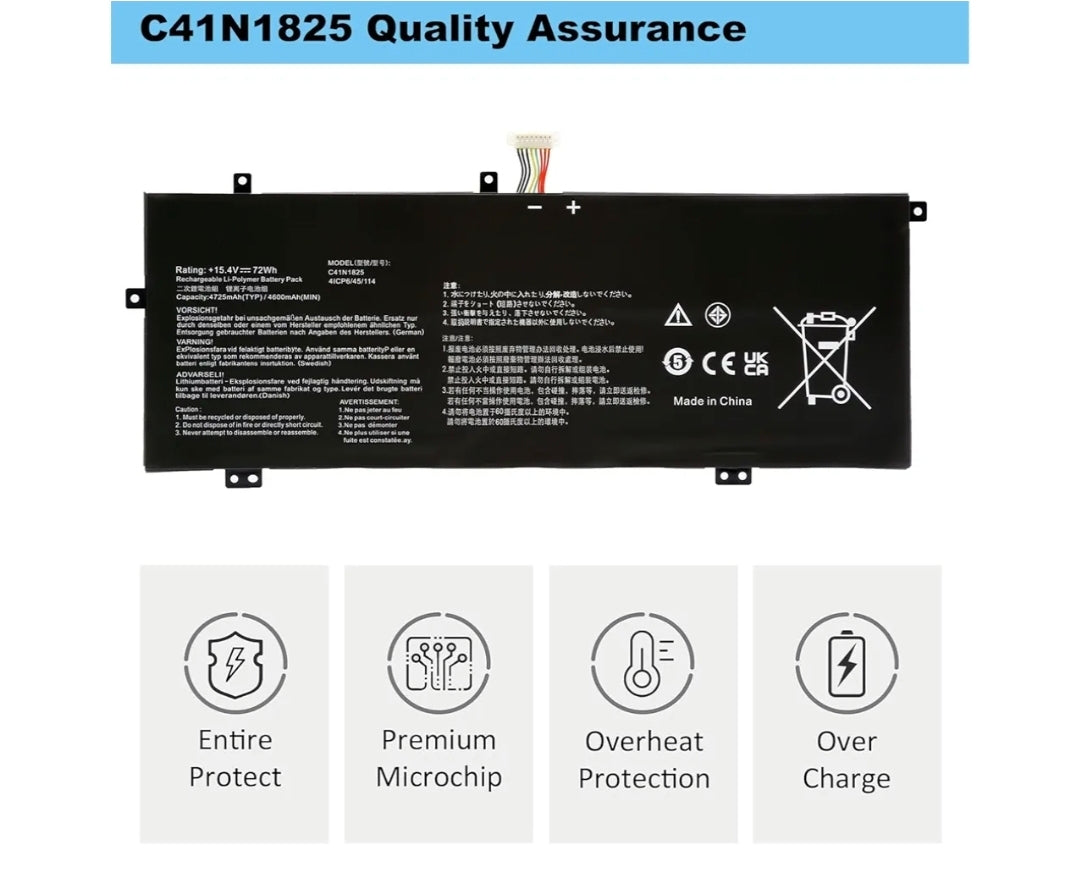 ASUS VivoBook P3401FA - C41N1825 Original Laptop Notebook Battery (1 Yr Warranty)