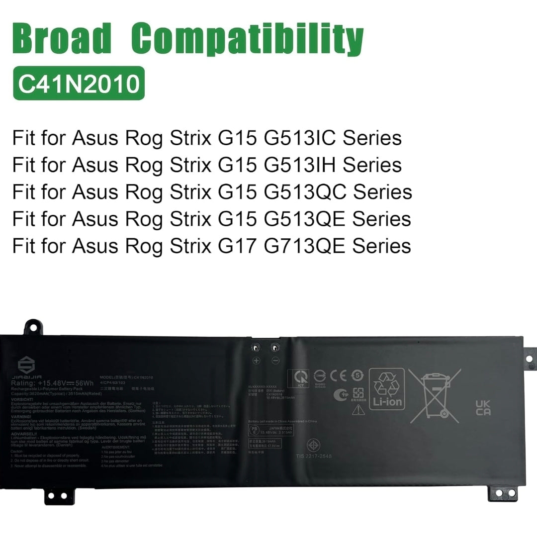ASUS G713QE - C41N2010 Original Laptop Notebook Battery (1 Yr Warranty)