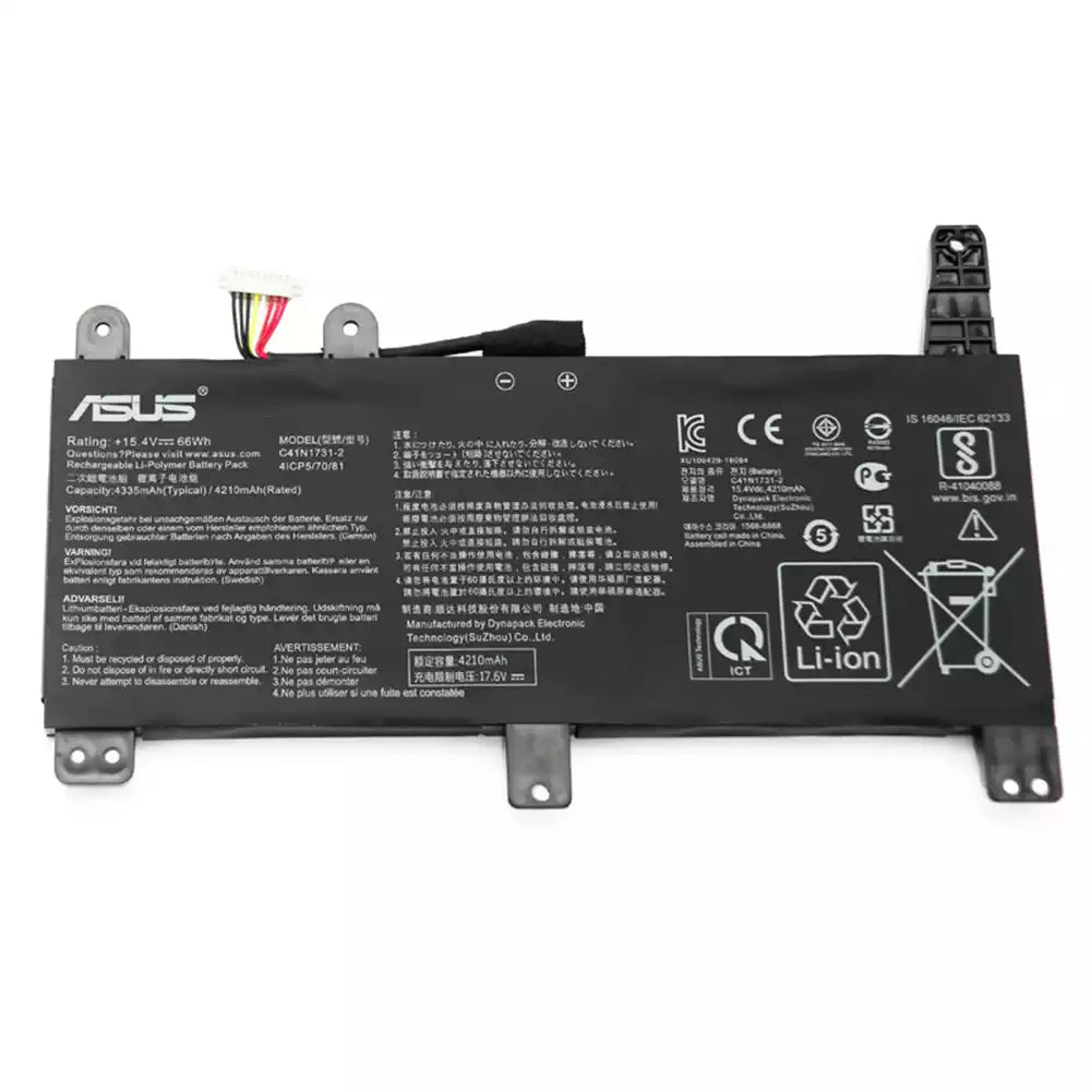 ASUS ROG Strix SCAR II GL704 - C41N1731 TYPE-2 Original Laptop Notebook Battery (1 Yr Warranty)
