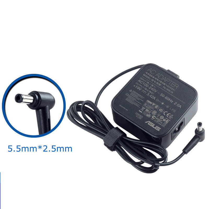ASUS Laptop Charger 65W 19V 3.42A Original Adapter (5.5 mm x 2.5mm) (1 Yr Warranty) (Power Cord Included)